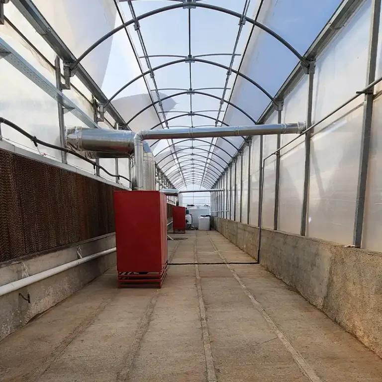 پروژه کنترل اقلیم گلخانه کرج تصویر تهویه هوا